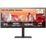 Monitor LG 34BA75QE-B 34" IPS Curvo 3440x1440 WQHD HDR10 USB-C 90W Altavoces KVM VESA Monitor LG 34BA75QE-B 34" IPS Curvo 3440x1440 WQHD HDR10 USB-C 90W Altavoces KVM VESA