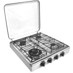 Hornillo a gas Vitrokitchen 452BB 4 quemadores encimera acero inoxidable blanco Hornillo a gas Vitrokitchen 452BB 4 quemadores encimera acero inoxidable blanco