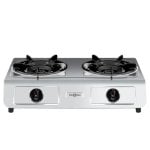 Hornillo de gas Vitrokitchen 260IB dos quemadores ciclón acero inoxidable compacto Hornillo de gas Vitrokitchen 260IB dos quemadores ciclón acero inoxidable compacto