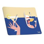 Ratón inalámbrico T'nB COCKTAIL EXCLUSIV ambidiestro multicolor con alfombrilla y dongle USB
