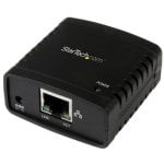 Druckserver Ethernet USB 2.0 10/100 Mbps USB Druckerserver Netzwerkdrucker Schwarz