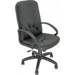 Bürostuhl UNISIT Dante P Schwarzes ergonomisches Design Kunstleder verstellbar Bürostuhl UNISIT Dante P Schwarzes ergonomisches Design Kunstleder verstellbar