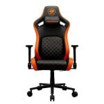 Silla gaming COUGAR CGR-DFL negra-naranja, imitación piel, reposabrazos 4D, 120kg Silla gaming COUGAR CGR-DFL negra-naranja, imitación piel, reposabrazos 4D, 120kg