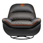 Sofá Gaming COUGAR Gaming Overlord 150 kg Assento Acolchoado Respaldo Ajustável Preto