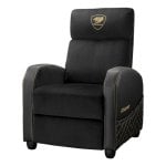 Fauteuil Gaming COUGAR Ranger Elite Gold Noir, 135 kg, Accoudoirs rembourrés
