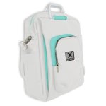 Maletín Approx appNBST15x Nylon Blanco/Azul para Portátil 15.6" Asas Metálicas Multi-compartimentos