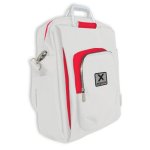 Maletín Approx appNBST15x para portátil 15.6" nylon alta resistencia blanco y rojo