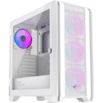 Caja PC PREYON Nest Windy+ Blanca 4 Ventiladores ARGB Mesh USB-C Vidrio Templado