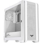 Caja PC Preyon Nest Windy Blanca ARGB 4 Ventiladores ATX Vidrio Templado PWM USB-C