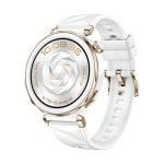 Huawei Watch GT5 Pro GPS 42mm AMOLED Blanc Étanche IP69K Titane Pulsomètre SpO2