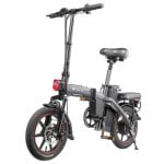 Bicicleta eléctrica DYU A5 350W 48V 7.5Ah, plegable, autonomía 55km, frenos disco, LCD Bicicleta eléctrica DYU A5 350W 48V 7.5Ah, plegable, autonomía 55km, frenos disco, LCD