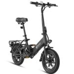 Bicicleta eléctrica DYU C3 plegable 14" 36V 7,5Ah 25km/h LED frenos disco IP54 negra Bicicleta eléctrica DYU C3 plegable 14" 36V 7,5Ah 25km/h LED frenos disco IP54 negra