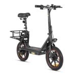 Patinete eléctrico DYU C4 250W batería 36V 10Ah autonomía 42km frenos de disco LED