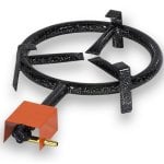 Paellero Vitrokitchen QP301B 6500W 30cm Gas Butano/Propano 1 Anillo 3 Patas Negro/Naranja Paellero Vitrokitchen QP301B 6500W 30cm Gas Butano/Propano 1 Anillo 3 Patas Negro/Naranja