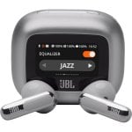 Auriculares JBL inalámbricos bluetooth con Cancelación de Ruido, Micrófono y Plata Auriculares JBL inalámbricos bluetooth con Cancelación de Ruido, Micrófono y Plata