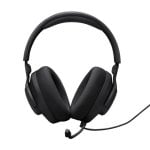 Auriculares JBL com fio para gaming com microfone destacável e cancelamento de ruído, pretos