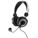 Auriculares Vivanco con cable, micrófono y diseño retro en negro y plata Auriculares Vivanco con cable, micrófono y diseño retro en negro y plata