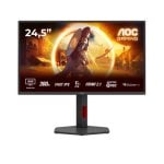 Moniteur AOC Q25G4SR 24.5'' QHD 300Hz Fast IPS Noir Rouge