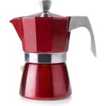 Cafetera express Ibili Evva Red aluminio fundido 2 tazas apta para inducción 100ml Cafetera express Ibili Evva Red aluminio fundido 2 tazas apta para inducción 100ml