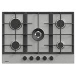 Piano cottura gas Infiniton 76AGX51 5 Fuochi Acciaio Inox Ghisa Wok Triple Corona
