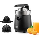 Ufesa Vitality Juicer 120W Corpo em Aço Inoxidável Filtro de Cone Duplo Livre de BPA