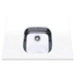 Fregadero Edesa Fuji BE 40x40 1C Plus Acero Inoxidable Bajo Encimera 1 Cubeta 440x440x200mm