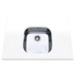 Fregadero Edesa Fuji BE 40x40 1C Plus acero inoxidable 1 cubeta bajo encimera 20 cm profundidad Fregadero Edesa Fuji BE 40x40 1C Plus acero inoxidable 1 cubeta bajo encimera 20 cm profundidad