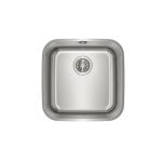 Teka BE 40.40 Plus Évier Encastré Sous Plan Acier Inoxydable, Grande Capacité, 1 Bac