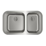 Fogão Teka BE 2C 785 Aço Inoxidável Sob Bancada 2 Pias 785mm