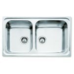 Fregadero Teka 10119021 2 senos Acero Inoxidable Semicírculo Reversible 90cm Fregadero Teka 10119021 2 senos Acero Inoxidable Semicírculo Reversible 90cm