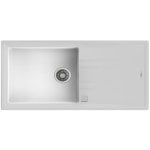 Fregadero Teka Stone 60 L-TG 1C 1E Blanco Tegranite+ Cubeta Grande y Escurridor