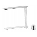 Grifo Teka FO 985 Acero Inoxidable Caño Alto Monomando Doble Orificio