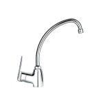 Robinet de Cuisine Teka IN 912 Chromé 30,3 cm Bec Haut Monocommande