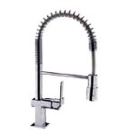 Grifo de cocina Teka MY Compact monomando caño alto giratorio 360º extraíble