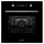 Horno eléctrico Infiniton P709FB 70 litros Cristal Black y calientaplatos pirolítico