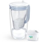 Jarra cristal filtradora Brita 2,5L azul MAXTRA PRO All-in-1 filtro agua cal sabor eco Jarra cristal filtradora Brita 2,5L azul MAXTRA PRO All-in-1 filtro agua cal sabor eco