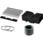 Set de recirculation Bosch DWZ2CB1I4 Accessoire de hotte en Noir et Gris