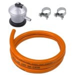 Kit Regulador de Gas Vitrokitchen KIT-500 28/30 mbar 1.5m Certificado AENOR 4 piezas Naranja Kit Regulador de Gas Vitrokitchen KIT-500 28/30 mbar 1.5m Certificado AENOR 4 piezas Naranja