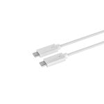 Câble USB C DCU Advance 30402005 0,2 m USB 3.2 Gen 2 10 Gbps 3A Blanc Câble USB C DCU Advance 30402005 0,2 m USB 3.2 Gen 2 10 Gbps 3A Blanc