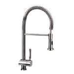 Robinet Teka MY1 Monomando céramique pour évier avec jet double et flexible en acier inoxydable