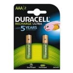 Batería recargable Duracell 203815 AAA NiMH 800mAh 1,2V Pack 2 unidades