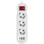 Regleta DCU Advance Tecnologic 37400103 3 Tomadas 10A 2500W 2m USB A+C Regleta DCU Advance Tecnologic 37400103 3 Tomadas 10A 2500W 2m USB A+C