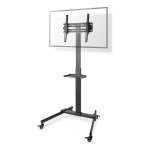 Support de télévision Nedis TVSM5100BK Hauteur Réglable Compatible jusqu'à 55 pouces avec Roues