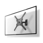 TV-Wandhalterung Nedis TVWM1430BK Neigbar Drehbar Schwarz 23"-55" 30kg TV-Wandhalterung Nedis TVWM1430BK Neigbar Drehbar Schwarz 23"-55" 30kg