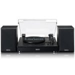 Tocadiscos Lenco LS-101BK 33/45/78 RPM Bluetooth 20W Negro Tocadiscos Lenco LS-101BK 33/45/78 RPM Bluetooth 20W Negro
