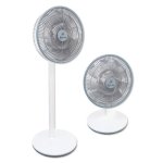 Ventilador de Pie y Sobremesa S&P ARTIC WIND 300 DC 35W 15 Velocidades Motor DC Silencioso con Mando y Temporizador