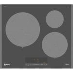 Placa de inducción Balay 3EB965AH 60cm Zona gigante 28cm Vidrio cerámica gris integrada Placa de inducción Balay 3EB965AH 60cm Zona gigante 28cm Vidrio cerámica gris integrada