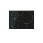 Induktionskochfeld CATA IB 5003 BK 60cm 6500W 3 Zonen Schwarz Glas Integriert