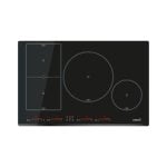 CATA INSB 8021 BK Hotte de Cuisine Intégrée 80 cm Plaque à Induction Noir Verre 4 Zones