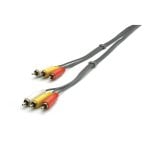 Cavo Vivanco B47/50 20AV 2m 3 x RCA Maschio a 3 x RCA Maschio Cavo Audio video Cavo Vivanco B47/50 20AV 2m 3 x RCA Maschio a 3 x RCA Maschio Cavo Audio video